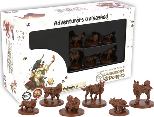 SFGAADD002 Dungeons And Dragons RPG: Dungeons And Doggies Miniatures Box 2 published by Steamforged Games