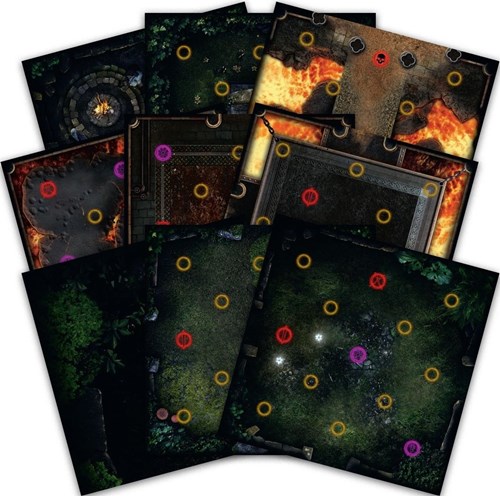 Dark Souls Board Game: Darkroot Basin And Iron Keep Tile Set