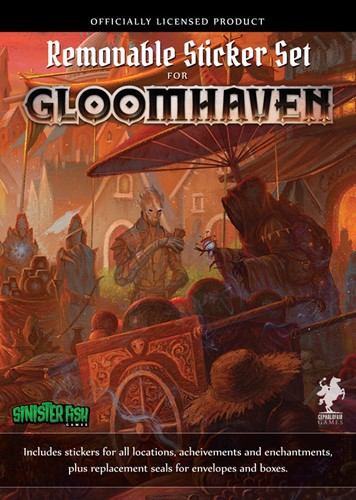 SIF00020 Gloomhaven Board Game: Removable Sticker Set published by Sinister Fish Games