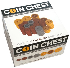 3!SIF00040 Villagers Card Game: Coin Chest published by Sinister Fish Games