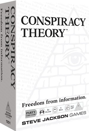 SJ1251 Conspiracy Theory Card Game published by Steve Jackson Games