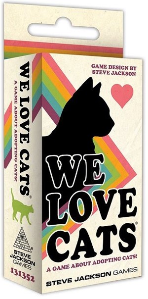 SJ131352 We Love Cats Game published by Steve Jackson Games