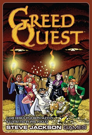 SJ1435 GreedQuest Card Game published by Steve Jackson Games