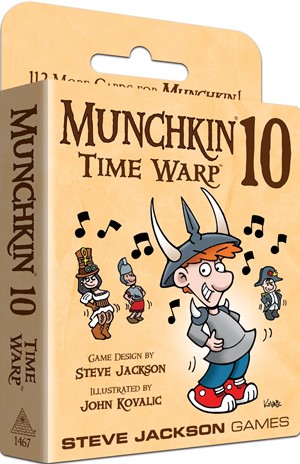 SJ1467 Munchkin Card Game 10: Time Warp Expansion published by Steve Jackson Games