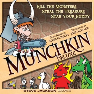 SJ1483 Munchkin Deluxe Game published by Steve Jackson Games