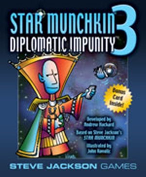 SJ1506 Star Munchkin Card Game 3: Diplomatic Impunity published by Steve Jackson Games