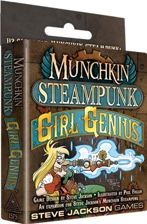 SJ1575 Munchkin Steampunk Card Game: Girl Genius Expansion published by Steve Jackson Games