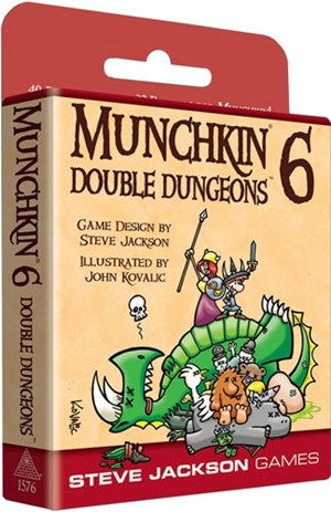 SJ1576 Munchkin Card Game 6: Double Dungeons published by Steve Jackson Games
