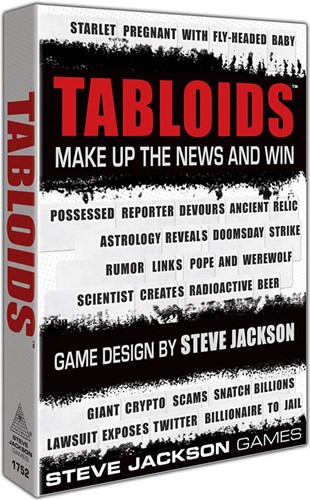 SJ1752 Tabloids Card Game published by Steve Jackson Games