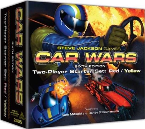 Car Wars Board Game: Sixth Edition: Two-Player Starter Set: Red / Yellow
