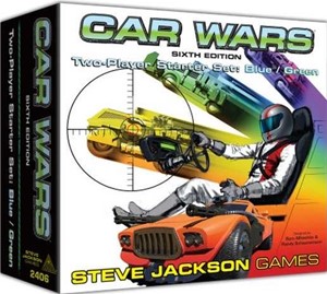 2!SJ2406 Car Wars Board Game: Sixth Edition: Two-Player Starter Set: Blue / Green published by Steve Jackson Games