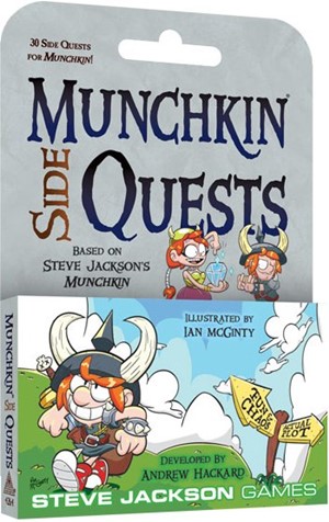 SJ4264 Munchkin Card Game: Side Quests Expansion published by Steve Jackson Games