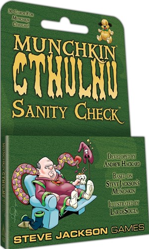 SJ4267 Munchkin Cthulhu Card Game: Sanity Check Expansion published by Steve Jackson Games