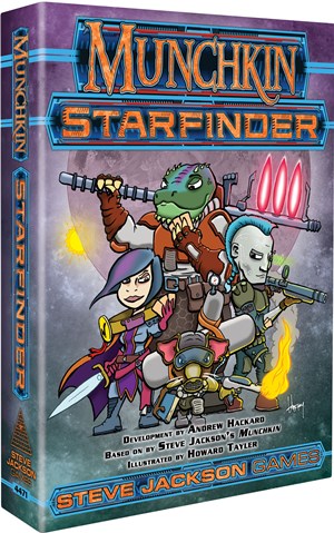 SJ4471 Munchkin Starfinder Card Game published by Steve Jackson Games
