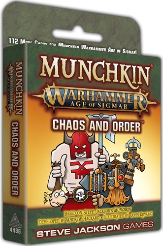 Munchkin Card Game: Warhammer Age Of Sigmar: Chaos And Order Expansion