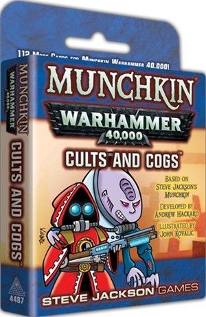 SJ4487 Munchkin Card Game: Warhammer 40,000 Cults and Cogs Expansion published by Steve Jackson Games