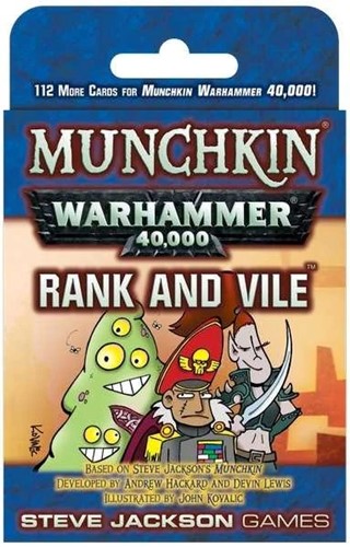 Munchkin Card Game: Warhammer 40,000 Rank And Vile Expansion