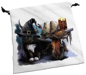 SJ5225 Kitten Caster Deluxe Dice Bag published by Steve Jackson Games