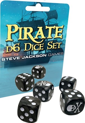 SJ590004 Pirate D6 Dice Set published by Steve Jackson Games