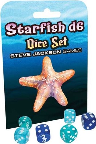 SJ590009 Starfish D6 Dice Set published by Steve Jackson Games