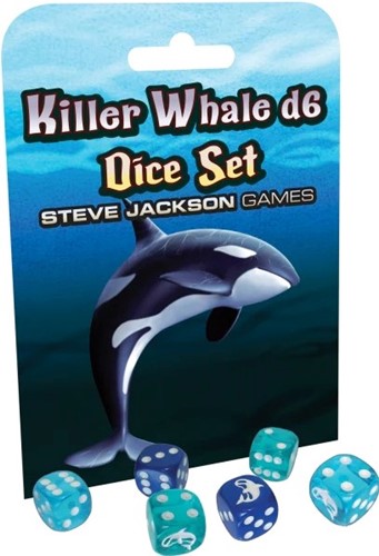 SJ590010 Killer Whale D6 Dice Set published by Steve Jackson Games