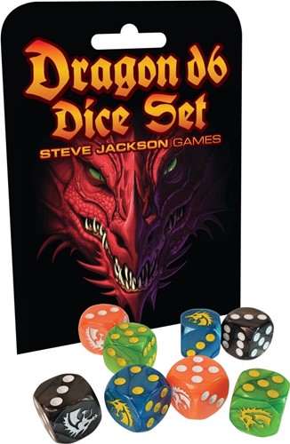 SJ5957 Dragon D6 Dice Set published by Steve Jackson Games