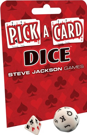 SJ5993 Pick A Card Dice Set published by Steve Jackson Games