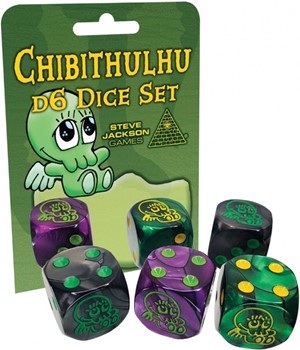 2!SJ5998 Chibithulhu D6 Dice Set published by Steve Jackson Games