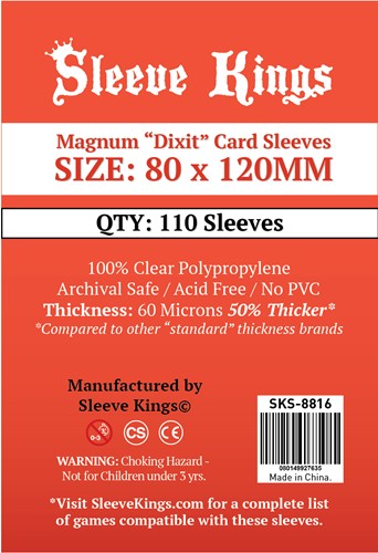 110 x Magnum Dixit Card Sleeves (80mm x 120mm)