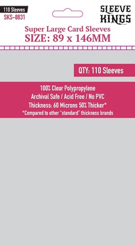 110 x Super Large Sleeves (89mm x 146mm)