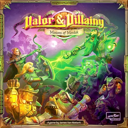 SKY3772SB Valor And Villainy Board Game: Minions Of Mordak published by Skybound Games