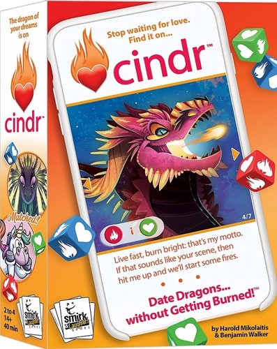 SND1006 Cindr Board Game published by Smirk and Laughter