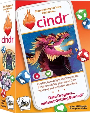 SND1006 Cindr Board Game published by Smirk and Laughter