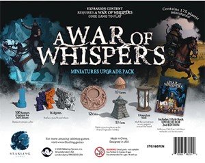 STG1807EN A War Of Whispers Board Game: Miniatures Upgrade Pack published by Starling Games