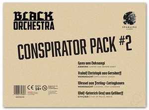 2!STG2109EN Black Orchestra Board Game: Conspirator Pack #2 published by Starling Games