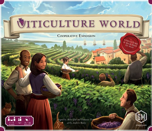 STM110 Viticulture Board Game: Viticulture World Cooperative Expansion published by Stonemaier Games