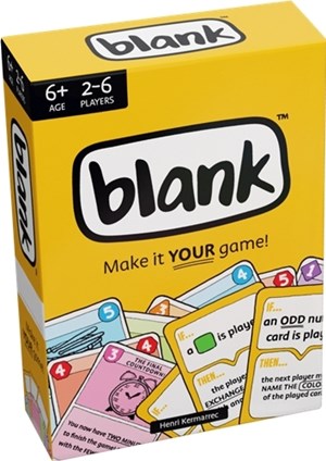 TCHBLK01 Blank Card Game published by The Creativity Hub