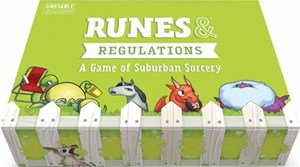 TEE4409RRBSG1 Runes And Regulations Card Game published by Unstable Unicorns