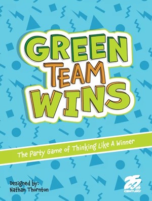 2!TFC29000 Green Team Wins Card Game published by 25th Century Games
