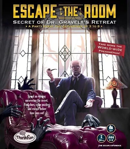 TFU07352 Escape The Room Game: Secret Of Dr Gravely's Retreat published by ThinkFun