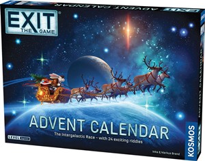 2!THK683011 EXIT Card Game: Advent Calendar: Intergalactic Race published by Kosmos Games