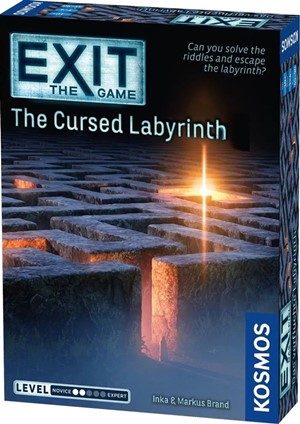 THK692860 EXIT Card Game: The Cursed Labyrinth published by Kosmos Games