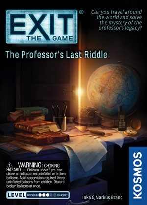 THK692864 EXIT Card Game: The Professor's Last Riddle published by Kosmos Games