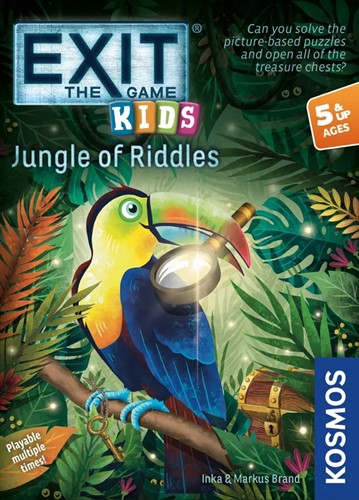 THK692867 EXIT Card Game: Kids - Jungle Of Riddles published by Kosmos Games