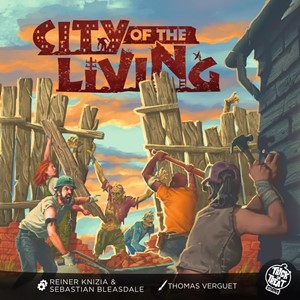 TPQCLB01 City Of The Living Board Game published by Trick Or Treat Games