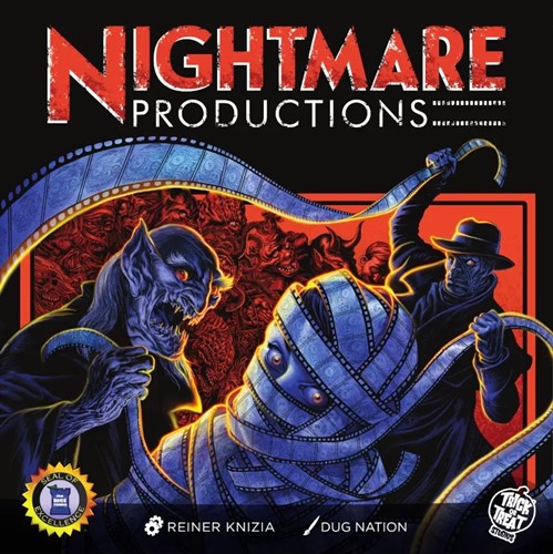 TPQNPB01 Nightmare Productions Board Game published by Trick Or Treat Games