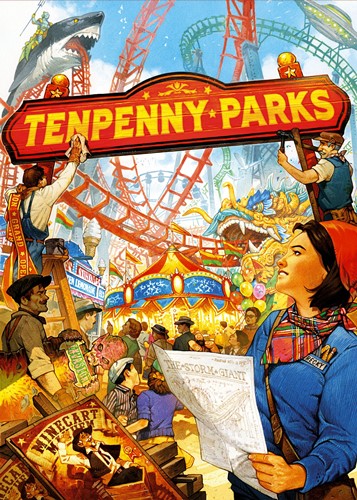 TWK3005 Tenpenny Parks Board Game published by Thunderworks Games