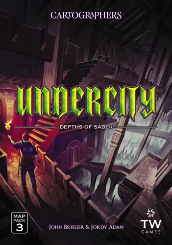 Cartographers Card Game: Heroes Map Pack 3 Undercity