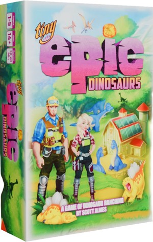 2!TYC4101EN Tiny Epic Dinosaurs Card Game: 2nd Edition published by Tycoon Games