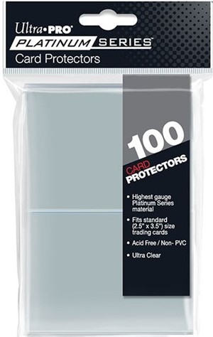 2!UP15221 Ultra-Pro 100 x Platinum Series Card Protectors 2.5 inch X 3.5 inch published by Ultra Pro